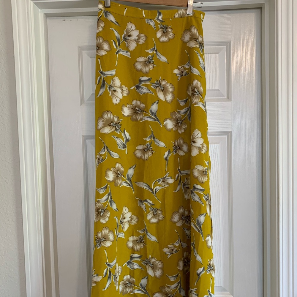 Sadie and Sage fall floral maxi skirt